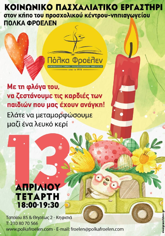 Κοινωνικό Πασχαλιάτικο Εργαστήριο της Polka Froelen